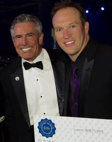 Dave Daughtrey and Kevin Moore at a 4Life recognition event, April 2015